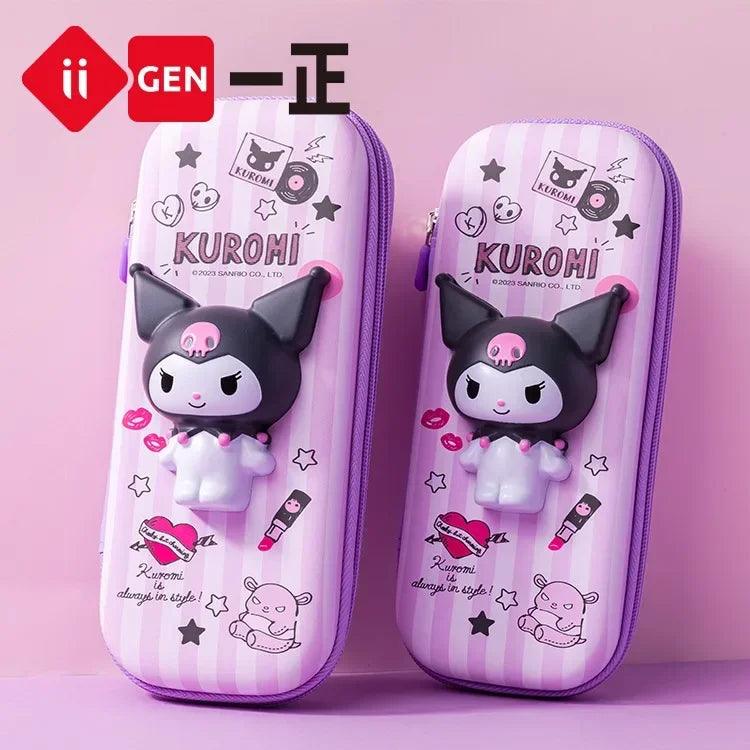 Rynx | Kuromi & Cinnamoroll Anime-inspired pencil case - Stylish and functional stationery organizer