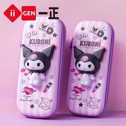 Rynx | Kuromi & Cinnamoroll Anime-inspired pencil case - Stylish and functional stationery organizer