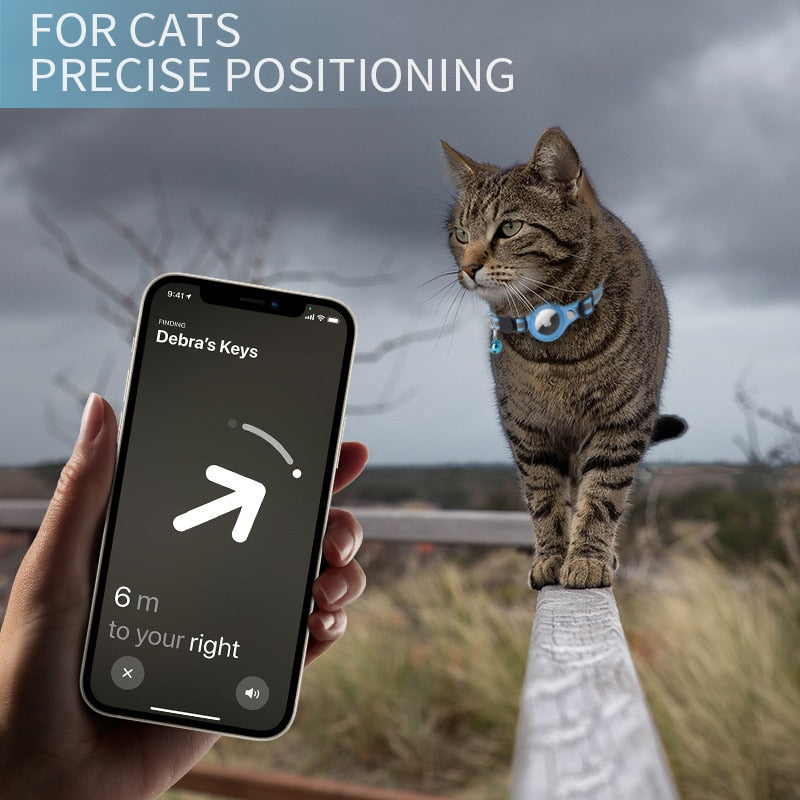 RYNX | Airtag Cat Tracking Collar - GPS Finder & Anti-Loss