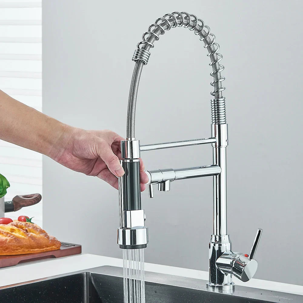 RYNX | Springflow – Kitchen Faucet With Double Outlet