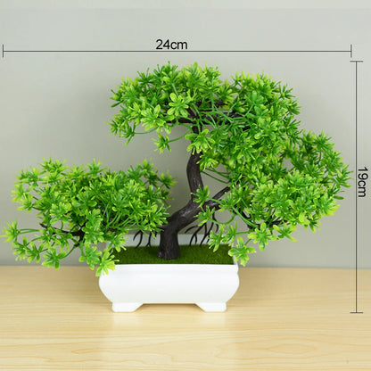 Rynx Artificial Plants Bonsai Small Tree Pot Fake Plant Flowers Potted Plants Ornaments For Home Room Table Decoration Hotel Garden Decor