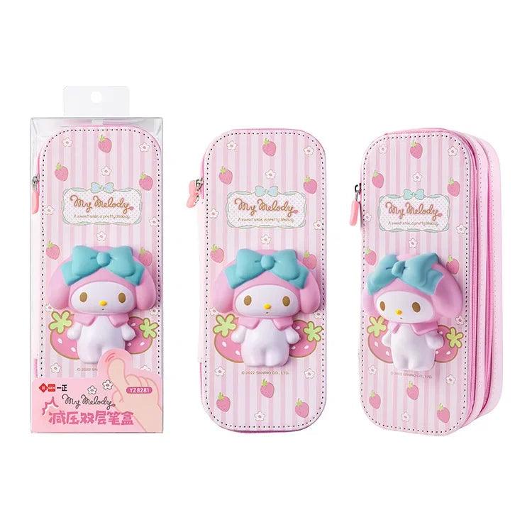 Rynx | Kuromi & Cinnamoroll Anime-inspired pencil case - Stylish and functional stationery organizer