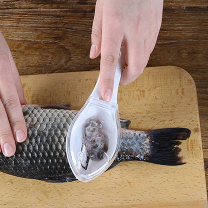 Rynx | Efficient Fish Scale Remover - 1PC Fish Skin Brush for Easy Scale Scraping and Cleaning, a Must-Have Kitchen Tool