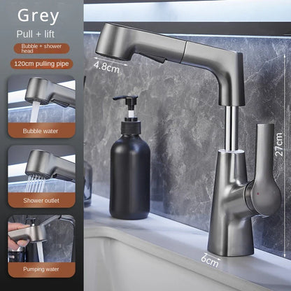 Rynx | 360° Degree Rotation Bathroom Faucet - Scalable Kitchen Faucet, Sink Tapware Blender for Washbasin Tap