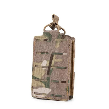 Rynx | Tactical 5.56mm Mag Pouch – Single Magazine Open-Top MOLLE Bag for M4, M14, M16, AR-15 Rifle Magazines