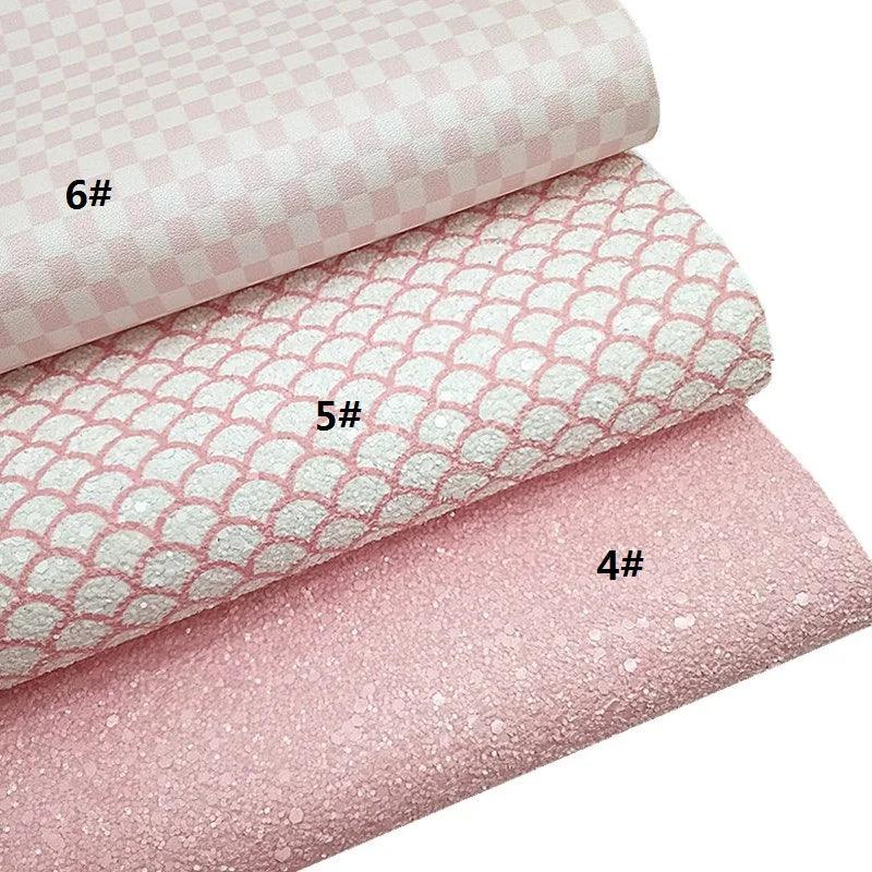 Rynx | Mermaid Sparkle Vinyl Craft Kit - Heart, Flower and Checkered Pattern Collection