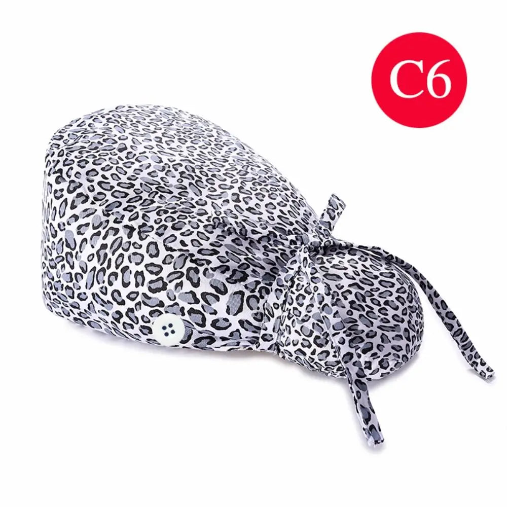 Rynx | Adjustable surgical cap with ponytail holder and buttons