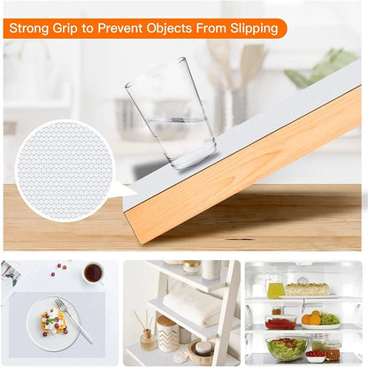 Rynx | Reusable Drawer Liners | Washable, Dustproof, Non-slip Placemats for Kitchen Cabinets, Refrigerators, and Shelves - Shelf Paper