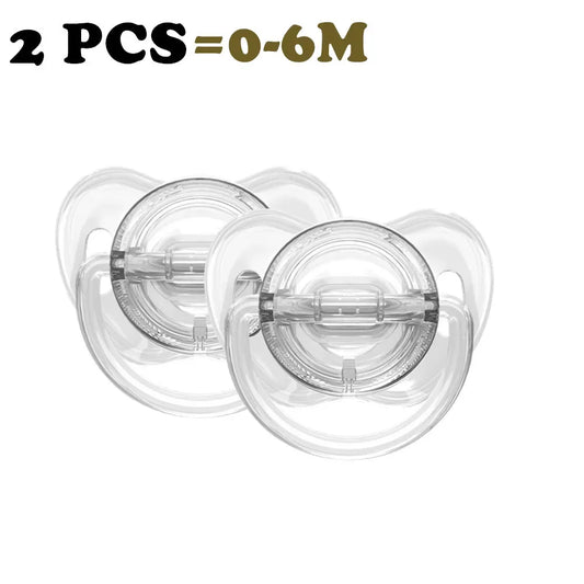 Rynx | Transparent Baby Pacifier (2 Pieces) Food Safe