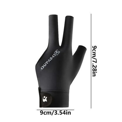 Rynx | Left-Handed Billiard Glove - Three-Finger Design for Outstanding Performance