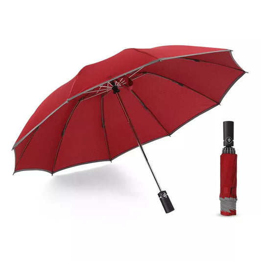 Rynx | Stay Dry and Stylish with our Inverted Umbrella – Windproof, Folding, and Reflective!