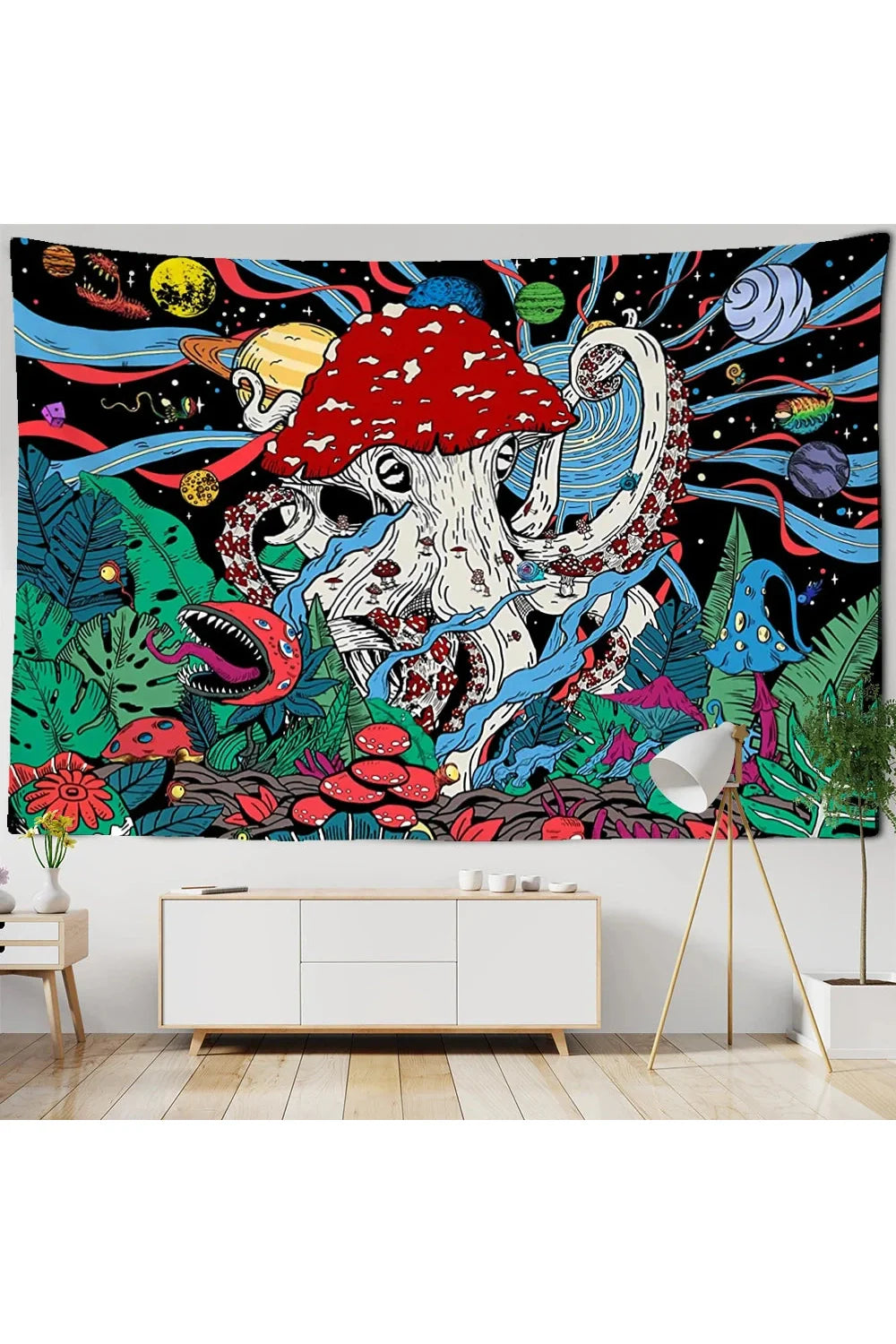 Rynx | Mushroom Wonderland Wall Tapestry