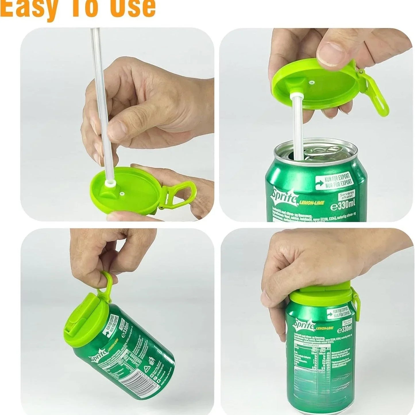 Rynx | No-Split Travel Reusable Soda Can Lid Cover