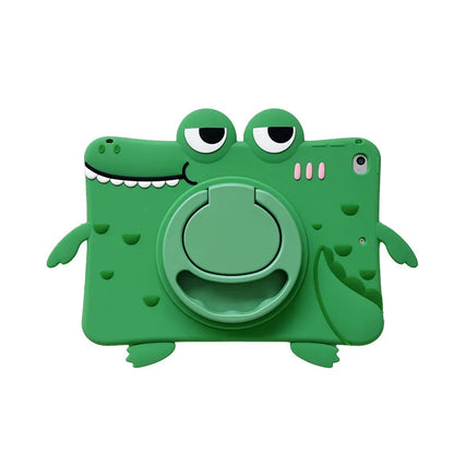 RYNX | Cartoon Gummy Ipad Kids Case With Stand – Shockproof, Drop-Resistant, Dustproof, Soft & Hard Shell For Ipad 10Th Gen, 9Th Gen, 8Th Gen, 7Th Gen, Mini, Air & Pro