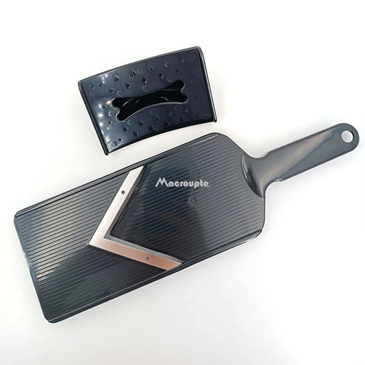 Rynx | Japanese Cabbage Grater - Perfect for Shavings, Slicing, and Shredding Round and Purple Cabbage Black