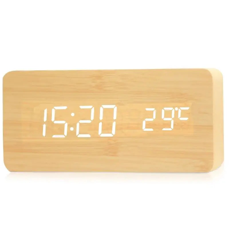 RYNX | Woodtime – Natural Wood Digital Watch