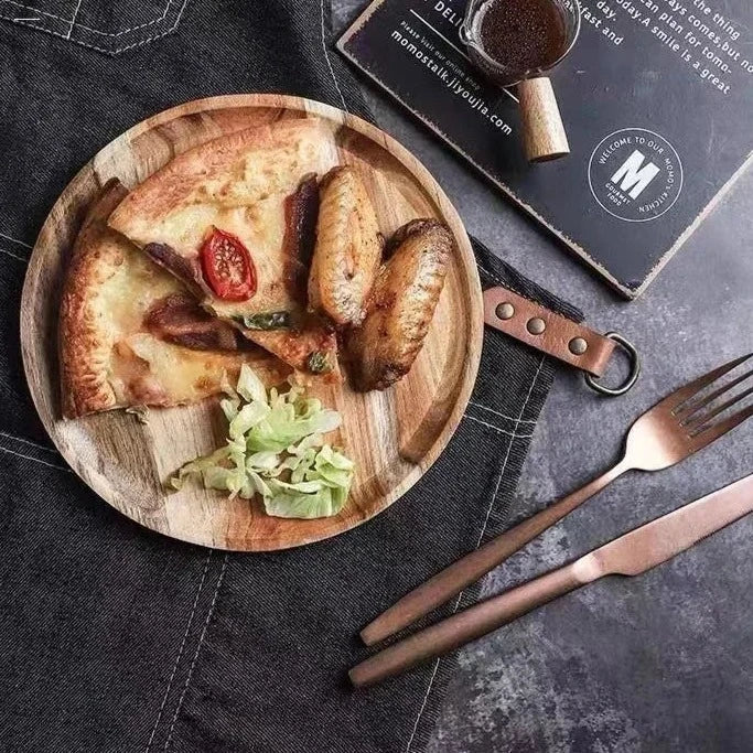 Rynx | AcaciaCraft Plate Collection | High-Quality Acacia Wood Plates | Sustainable & Stylish Table Decoration