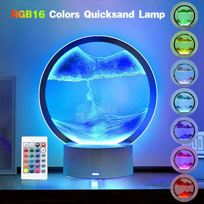 Rynx | Sandscape Lamp 3D Moving Sand Art