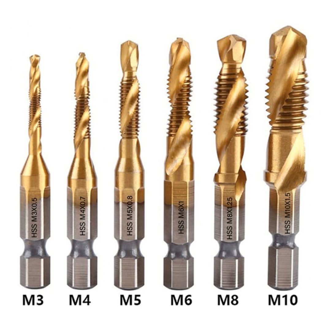 Rynx | Powerdrill Set - Threaded Rod Bits