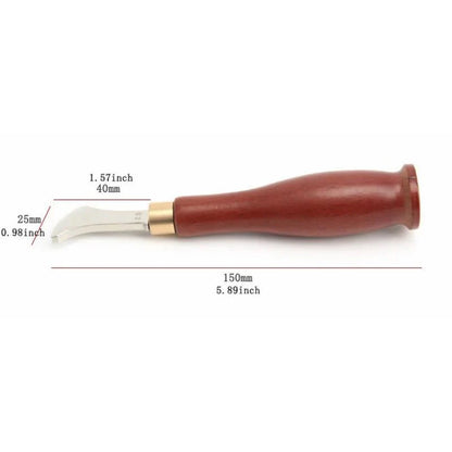Rynx | Premium stainless steel leather working tool set with precision edge and wire embedding function
