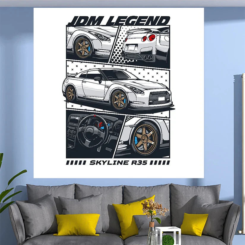 Rynx | JDM Car Wall Tapestry