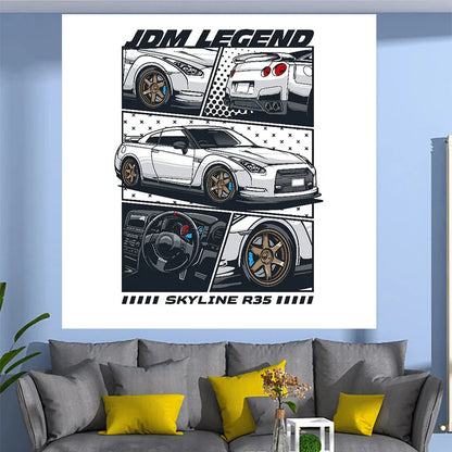 Rynx | JDM Car Wall Tapestry