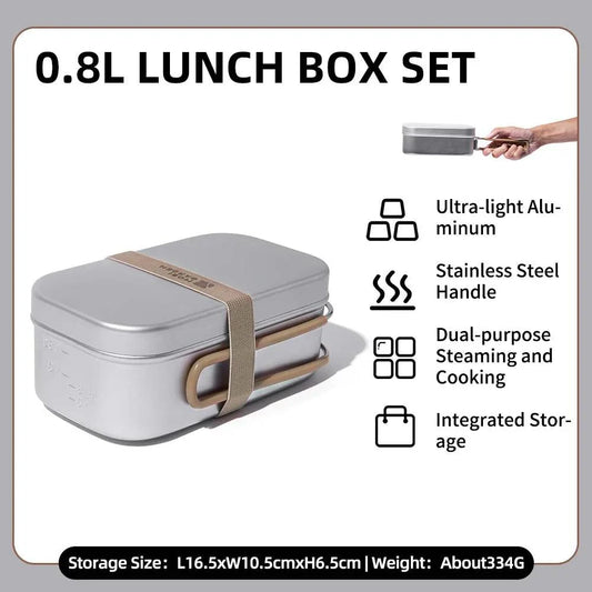Rynx | Portable Aluminum Food Box for Culinary Adventures Outdoors