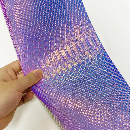Rynx | Iridescent Dragon Scale Leather for enchanting DIY creations