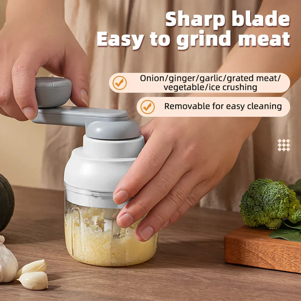 Rynx | Manual Grinder Garlic Vegetable Chopper