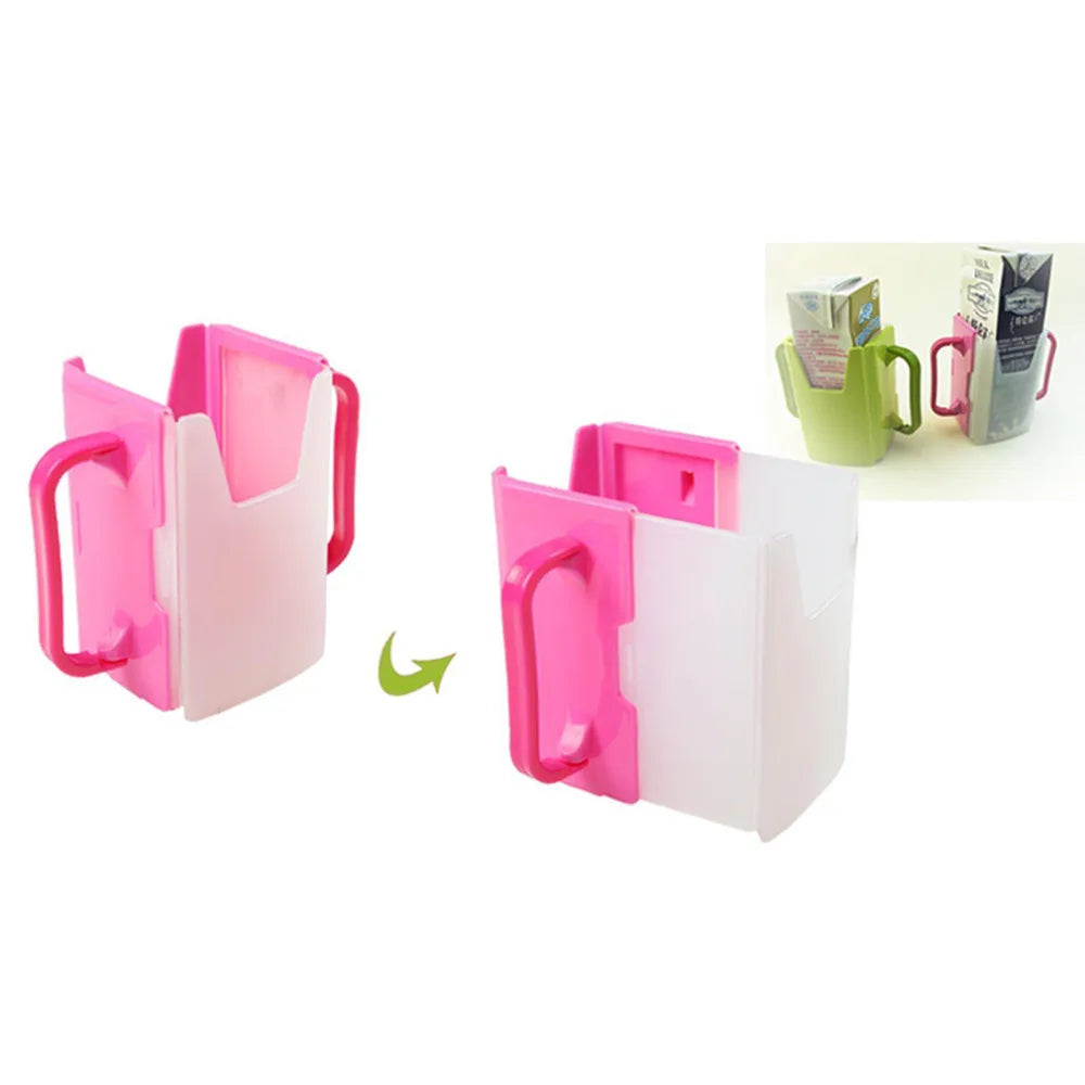 Rynx | Adjustable Toddler Juice & Milk Box Holder with Handles - Safe and Practical Self-Help Drinking Cup for Baby and Kids