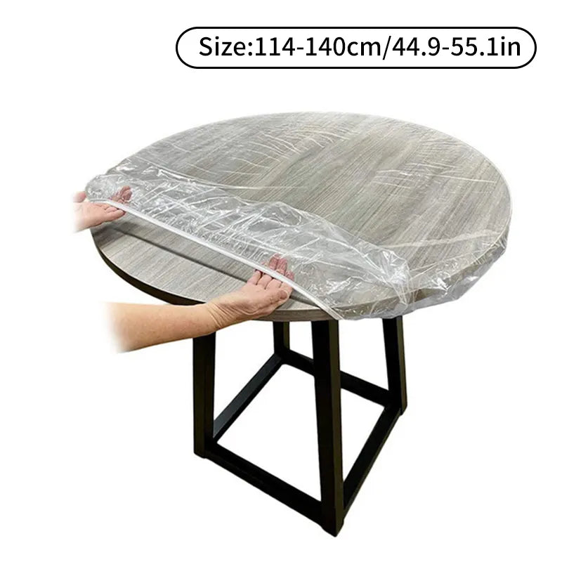 Rynx | Transparent PVC Waterproof Long Life Protective Table Cover