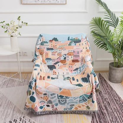 Rynx | Village Landscape Blanket