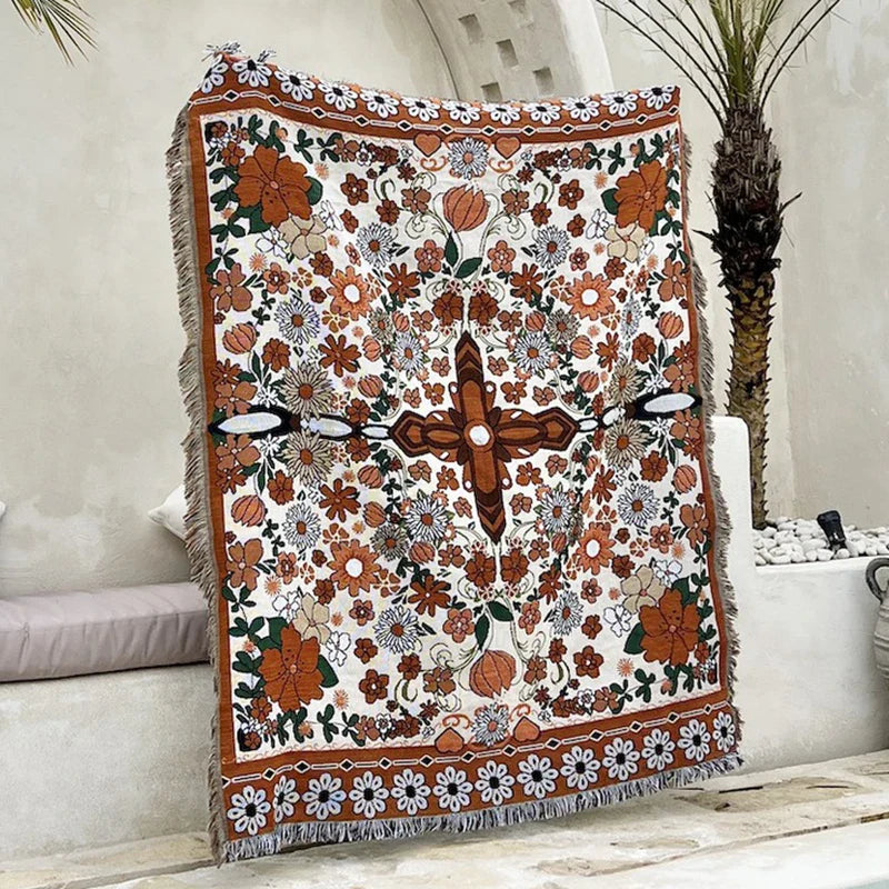 Rynx | Floral Wall Tapestry Blanket