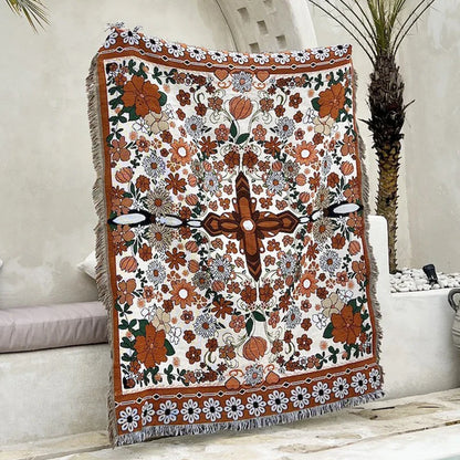 Rynx | Floral Wall Tapestry Blanket