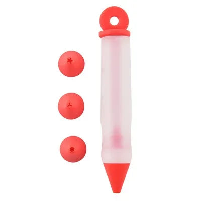 Rynx | Silicone Food Writing Pen and Decorating Tools - Ideal for Chocolate, Cake Mold, Cream Cup, Cookie Icing, Piping, Pastry Nozzles, and Kitchen Accessories