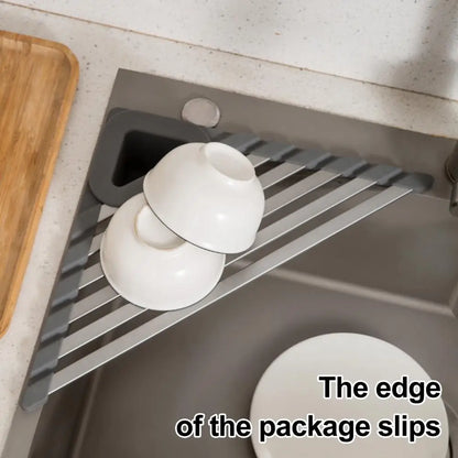 Rynx | Triangle Slip-Resistant Sink Corner Storage Shelf Rack