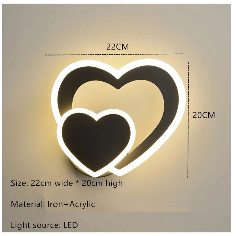 Rynx | HeartWall Wall Lamp - Creative LED Ambient Lighting