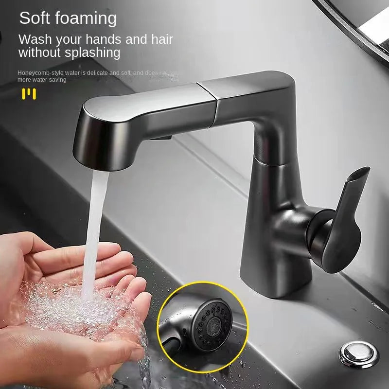 Rynx | 360° Degree Rotation Bathroom Faucet - Scalable Kitchen Faucet, Sink Tapware Blender for Washbasin Tap