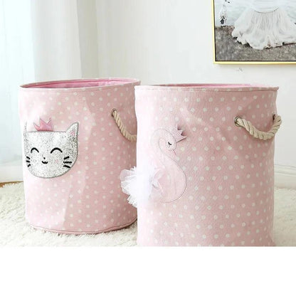 Rynx | Stylish collapsible storage basket made of canvas for children