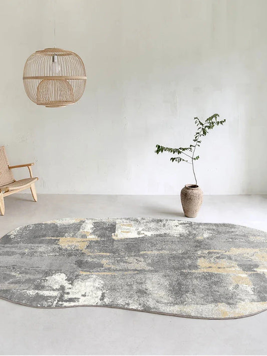 Rynx | Creative Art Living Room Large Area Rugs Irregular Bedroom Nightstand Decorative Rug Luxury Modern Wardrobe Coffee Table Rug