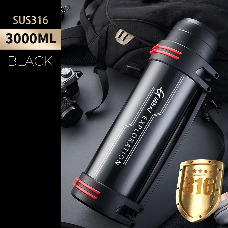Rynx | Giant Drink Stainless Steel Thermos Bottle