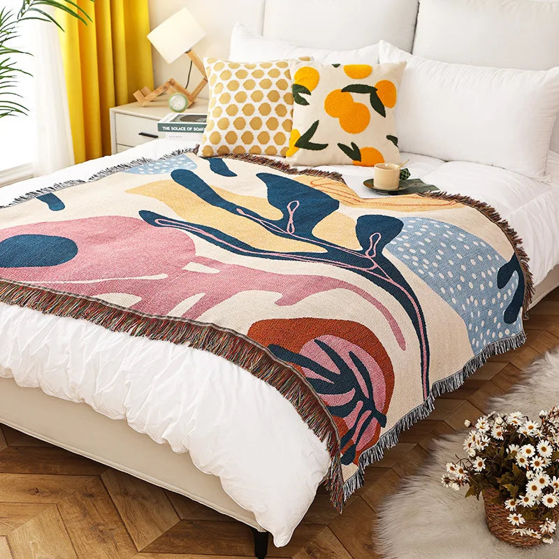 Rynx | Jungle Cats Woven Throw Blanket