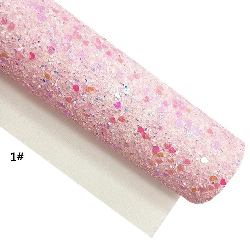 Rynx | Mermaid Sparkle Vinyl Craft Kit - Heart, Flower and Checkered Pattern Collection