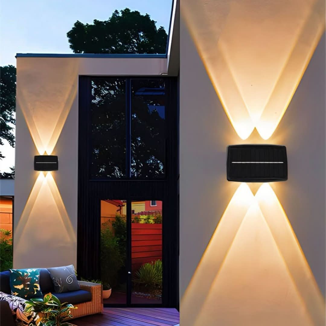 Rynx | Solar Led Outdoor Wall Lamp - Waterproof