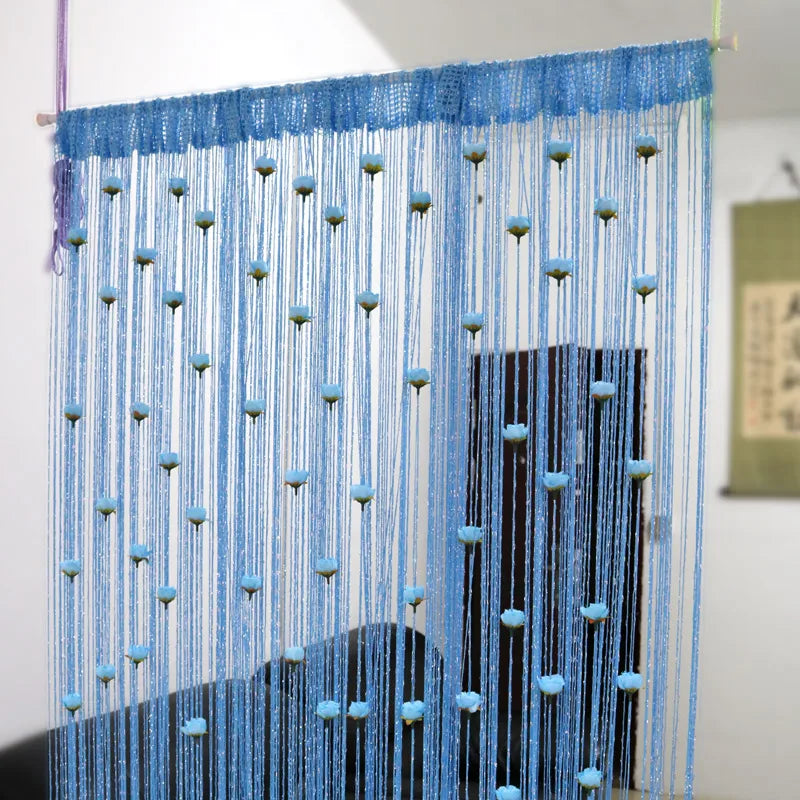 Rynx | Floral Decorative Hanging Room Divider Curtain