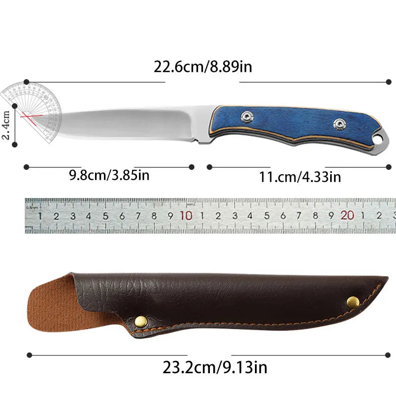 Rynx | Stainless Steel Durable Wood Handle Knife