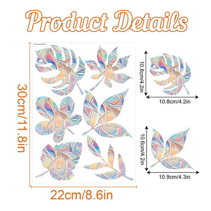 Rynx | PVC Rainbow Suncatcher Window Stickers | Cat Butterfly Prism Glass Wall Decal | Home Kids Bedroom Decoration
