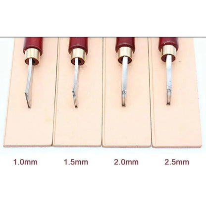 Rynx | Premium stainless steel leather working tool set with precision edge and wire embedding function