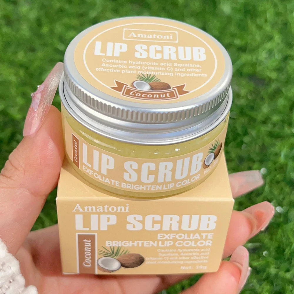 Rynx | Hydrating Fruit Flavor Lip Scrub Reduces fine lines of the lips Moisturizes Nourishing Exfoliating dead skin Lip balm Lip mask Makeup
