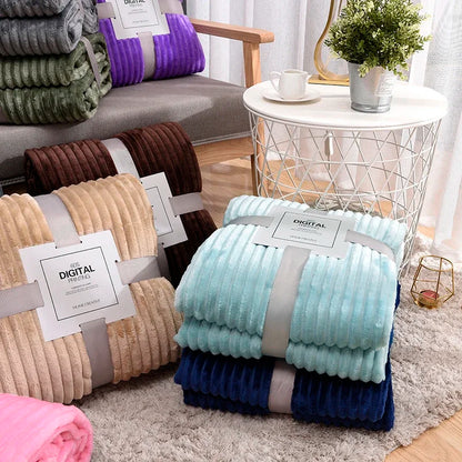 Rynx | Soft Ribbed Plush Blanket